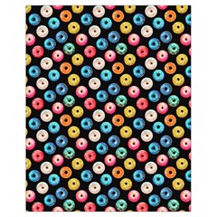 Multicolored Donuts On A Black Background Drawstring Bag (small) by SychEva