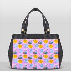 Cartoon Pattern Oversize Office Handbag (2 Sides) by Sparkle