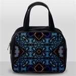 Blue pattern Classic Handbag (Two Sides) Back