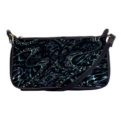 Emerald Distortion Shoulder Clutch Bag by MRNStudios