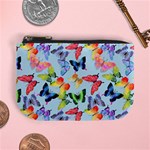 Watercolor Butterflies Mini Coin Purse Front