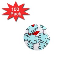 Doodle Poodle  1  Mini Magnets (100 Pack)  by IIPhotographyAndDesigns