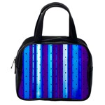 Warped Stripy Dots Classic Handbag (Two Sides) Back