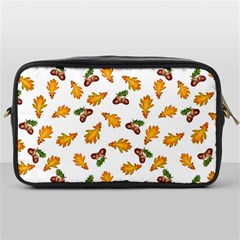 Oak Leaves And Acorns Toiletries Bag (one Side) by SychEva