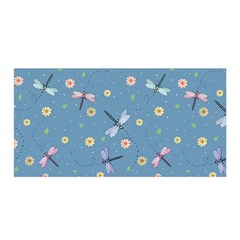 Cute Dragonflies In Spring Satin Wrap by SychEva