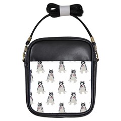 Cute Husky Puppies Girls Sling Bag by SychEva