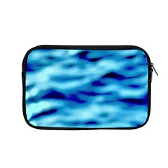 Blue Waves Abstract Series No4 Apple Macbook Pro 13  Zipper Case by DimitriosArt