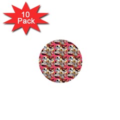 Animal 1  Mini Buttons (10 Pack)  by Sparkle