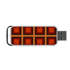 Abstract Pattern Geometric Backgrounds   Portable Usb Flash (two Sides) by Eskimos