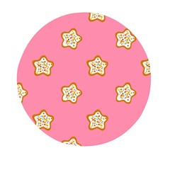 Cookies Pattern Pink Mini Round Pill Box (pack Of 5) by Littlebird