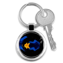 Digital Illusion Key Chain (round) by Sparkle