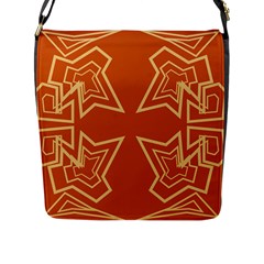 Abstract Pattern Geometric Backgrounds   Flap Closure Messenger Bag (l) by Eskimos