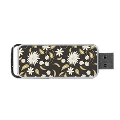 Folk Flowers Print Floral Pattern Ethnic Art Portable Usb Flash (one Side) by Eskimos