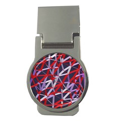 3d Lovely Geo Lines Vii Money Clips (round)  by Uniqued