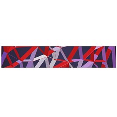 3d Lovely Geo Lines Vii Large Flano Scarf  by Uniqued