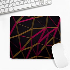 3d Lovely Geo Lines Xi Large Mousepads by Uniqued