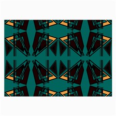 Abstract Geometric Design    Large Glasses Cloth by Eskimos