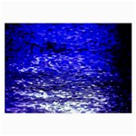 Blue Waves Flow Series 1 Large Glasses Cloth (2 Sides) Front