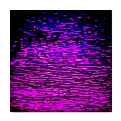 Magenta Waves Flow Series 1 Tile Coaster by DimitriosArt