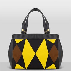 Abstract Pattern Geometric Backgrounds   Oversize Office Handbag (2 Sides) by Eskimos