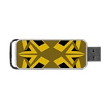 Abstract pattern geometric backgrounds   Portable USB Flash (One Side) Front