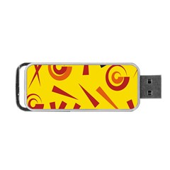 Abstract Pattern Geometric Backgrounds   Portable Usb Flash (one Side) by Eskimos