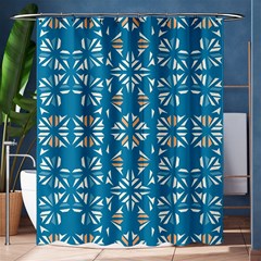 Abstract Pattern Geometric Backgrounds   Shower Curtain 60  X 72  (medium)  by Eskimos