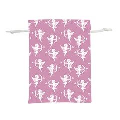 Cupid Pattern Lightweight Drawstring Pouch (s) by Valentinaart