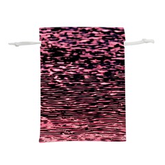 Pink  Waves Flow Series 11 Lightweight Drawstring Pouch (s) by DimitriosArt