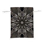 Mechanical Mandala Lightweight Drawstring Pouch (L) Back