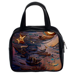 Sky Ship Classic Handbag (two Sides) by Dazzleway