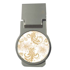 Flowers Shading Pattern Money Clips (round)  by fashionpod