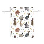 Cute Bunny Lightweight Drawstring Pouch (S) Front