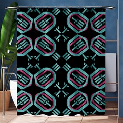 Abstract Pattern Geometric Backgrounds   Shower Curtain 60  X 72  (medium)  by Eskimos