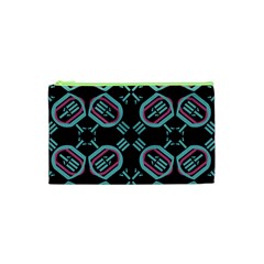 Abstract Pattern Geometric Backgrounds   Cosmetic Bag (xs) by Eskimos