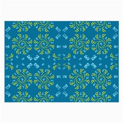 Abstract Pattern Geometric Backgrounds   Large Glasses Cloth by Eskimos