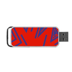 Abstract Pattern Geometric Backgrounds   Portable Usb Flash (one Side) by Eskimos