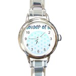 Flower Of Life  Round Italian Charm Watch Front