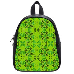 Abstract Pattern Geometric Backgrounds   School Bag (small) by Eskimos