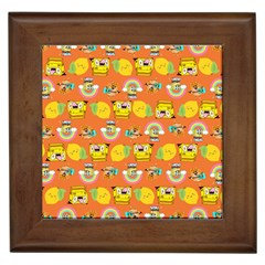 Minionspattern Framed Tile by Sparkle