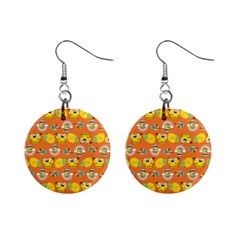 Minionspattern Mini Button Earrings by Sparkle