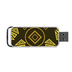 Abstract Pattern Geometric Backgrounds   Portable Usb Flash (one Side) by Eskimos