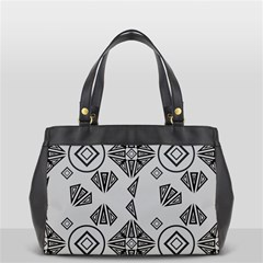 Abstract Pattern Geometric Backgrounds   Oversize Office Handbag (2 Sides) by Eskimos