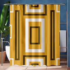 Abstract Pattern Geometric Backgrounds   Shower Curtain 60  X 72  (medium)  by Eskimos