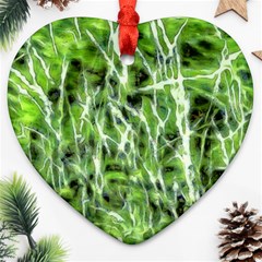 Green Desire Ornament (heart) by DimitriosArt