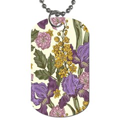 Spring Floral Dog Tag (one Side) by Sparkle