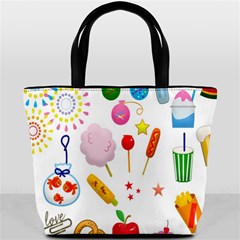 Summer-fair-food-goldfish Copy Copy Bucket Bag by Nexatart