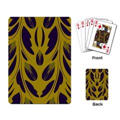 Folk Flowers Print Floral Pattern Ethnic Art Playing Cards Single Design (rectangle) by Eskimos