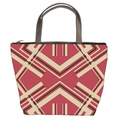 Abstract Pattern Geometric Backgrounds   Bucket Bag by Eskimos