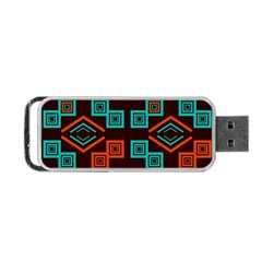 Abstract Pattern Geometric Backgrounds   Portable Usb Flash (one Side) by Eskimos